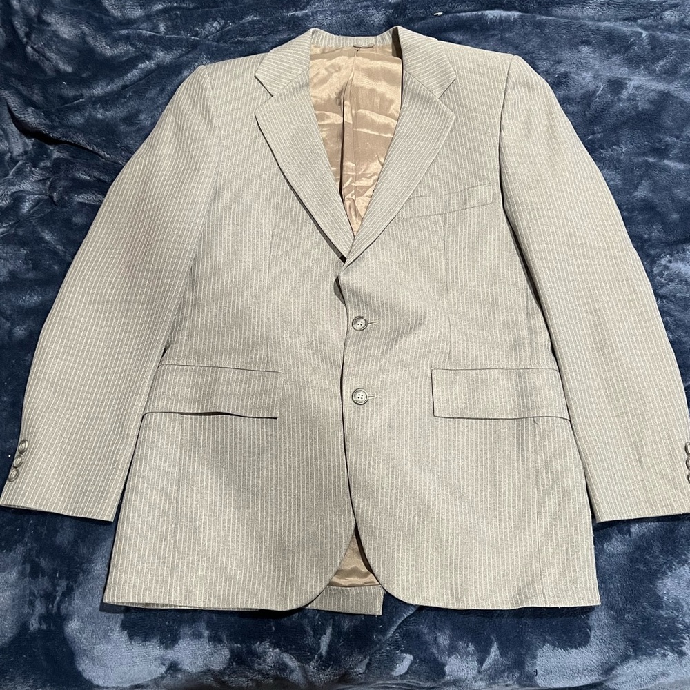 JC Penney the men’s shop classic striped blazer